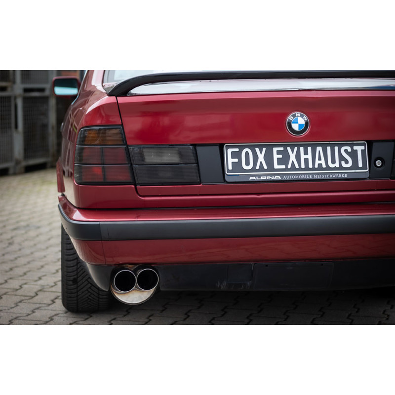 BMW E34 520i Silenziatore posteriore con holder – 2x76 Tipo 14 (Cod. F-BM030032-088)
