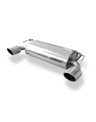 Mitsubishi Lancer Ralliart Silenziatore posteriore con uscite destra e sinistra - (Cod. F-MI144023-3