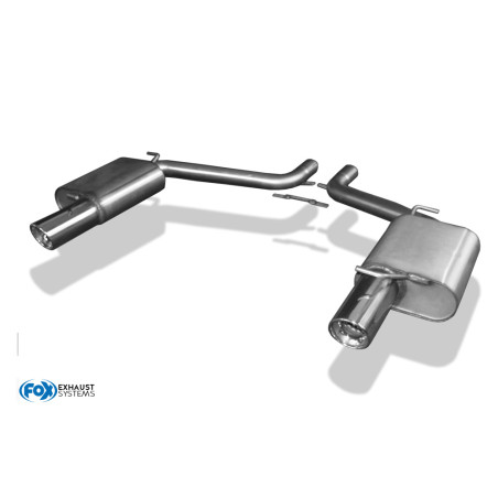 Chrysler 300C 3,0l CRD Silenziatore posteriore destra e sinistra – 1x100 tipo (Cod. F-CR100053-153