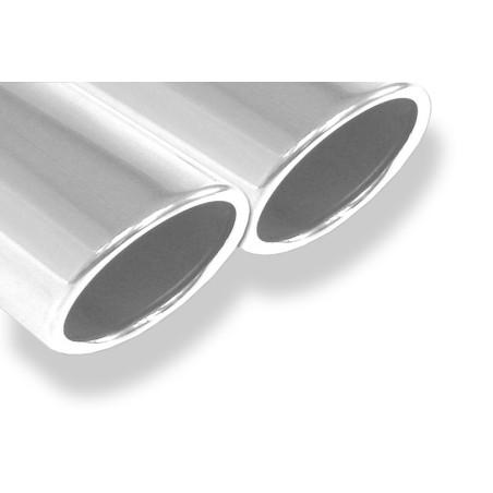 Audi V8 Tipo D11 Silenziatore posteriore con uscite destra e sinistra (duplex)x70 tipo (Cod. F-AU020