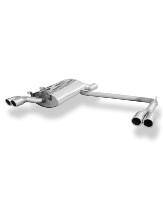 Audi V8 Tipo D11 Silenziatore posteriore con uscite destra e sinistra (duplex)x70 tipo (Cod. F-AU020