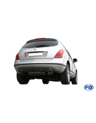Nissan Murano Z50 Silenziatore posteriore con uscite destra e sinistra (duplex) – 140x90 ty (Cod. 