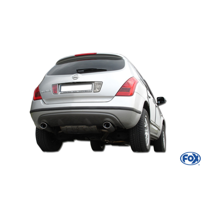 Nissan Murano Z50 Silenziatore posteriore con uscite destra e sinistra (duplex) – 140x90 ty (Cod. 