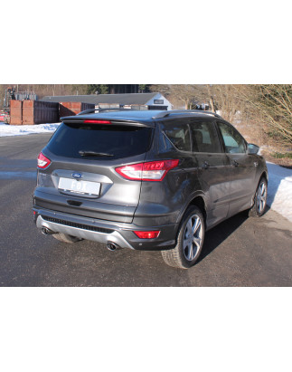 Ford Kuga II – 4x4 Silenziatore posteriore con uscite destra e sinistra (duplex) – 115x85 t (Cod
