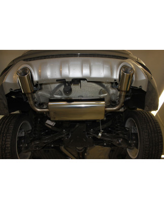 Ford Kuga II – 4x4 Silenziatore posteriore con uscite destra e sinistra (duplex) – 115x85 t (Cod