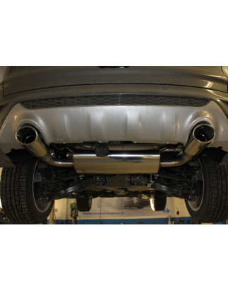Ford Kuga II – 4x4 Silenziatore posteriore con uscite destra e sinistra (duplex) – 115x85 t (Cod