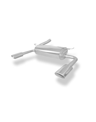 Ford Kuga II – 4x4 Silenziatore posteriore con uscite destra e sinistra (duplex) – 115x85 t (Cod