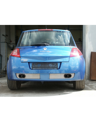 Renault Megane II Sport Silenziatore posteriore con uscite destra e sinistra (duplex)x7 (Cod. F-RE08
