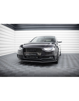 SPLITTER ANTERIORE V.1 Audi A4 S-Line / S4 B8 Facelift (Cod. M-AU-S4-B8F-FD1G)