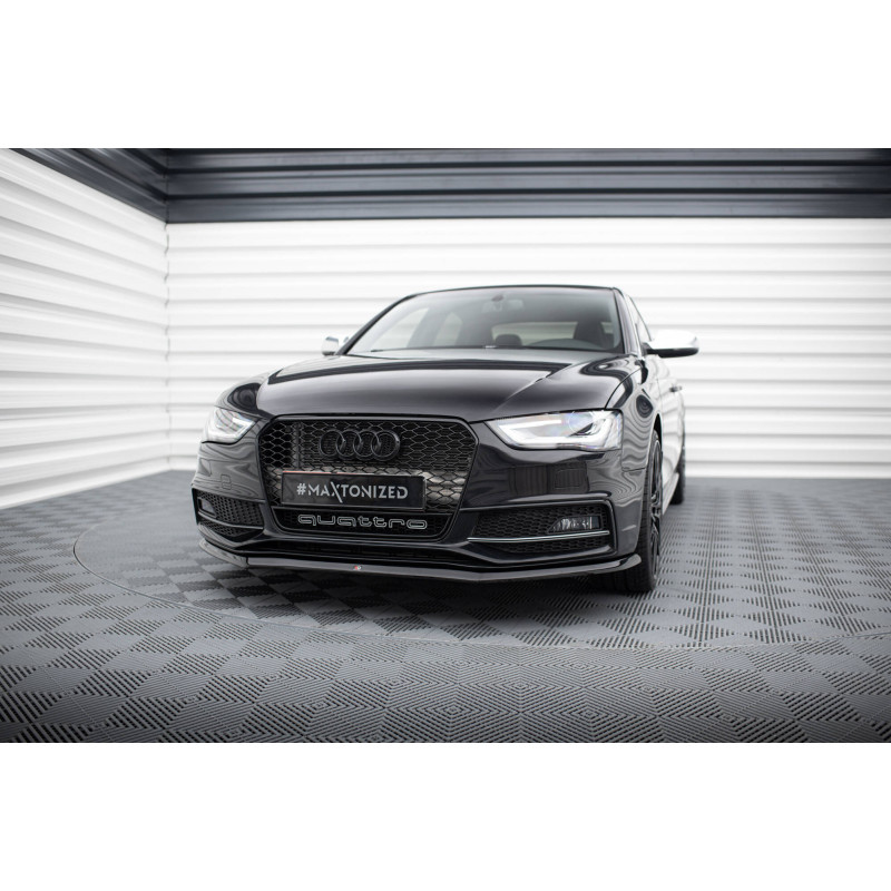 SPLITTER ANTERIORE V.1 Audi A4 S-Line / S4 B8 Facelift (Cod. M-AU-S4-B8F-FD1G)