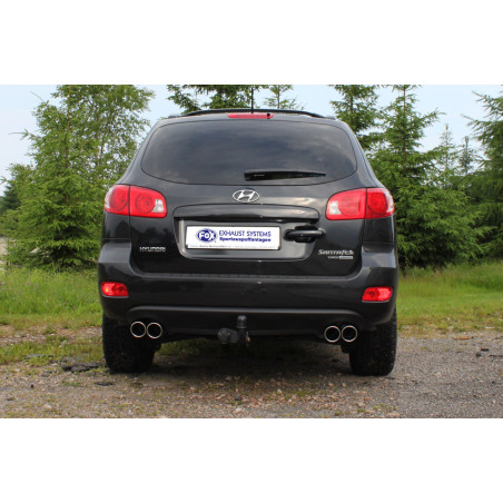 Hyundai Santa Fe 4x4 – CM Silenziatore posteriore destra e sinistra – 2x90 t (Cod. F-HY121004-13