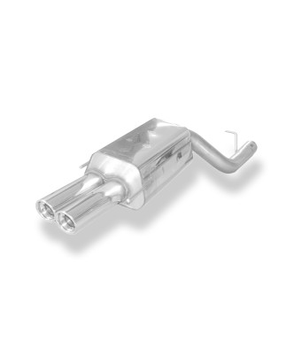 Mercedes CLK Tipo 209 Silenziatore posteriore on one side Ø70mm – 2x8 (Cod. F-MB121012-150)