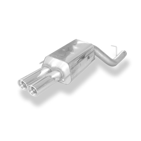 Mercedes CLK Tipo 209 Silenziatore posteriore on one side Ø70mm – 2x8 (Cod. F-MB121012-150)