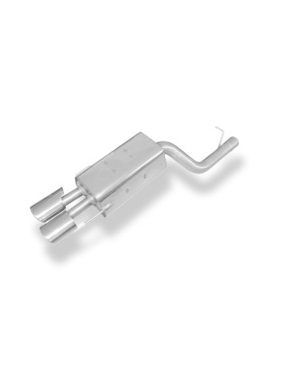Mercedes CLK Tipo 209 Silenziatore posteriore on one side Ø70mm – 2x1 (Cod. F-MB121012-348)