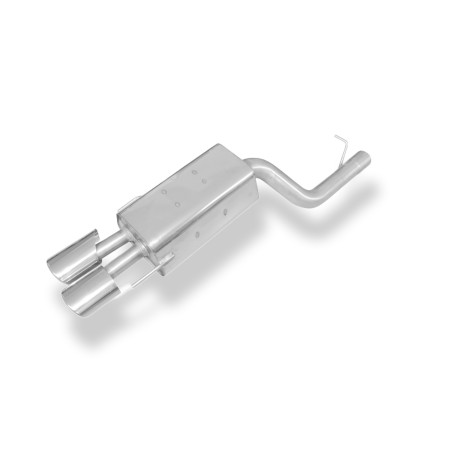 Mercedes CLK Tipo 209 Silenziatore posteriore on one side Ø70mm – 2x1 (Cod. F-MB121012-348)