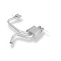 BMW E87 118d 120d Silenziatore posteriore con uscite destra e sinistra (duplex)x76 tipo (Cod. F-BM01