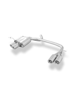 BMW E87 118d 120d Silenziatore posteriore con uscite destra e sinistra (duplex)x76 tipo (Cod. F-BM01