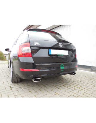 Skoda Octavia 5E Silenziatore posteriore destra e sinistra – 145x65 Tipo 59 (Cod. F-SK062023-671)