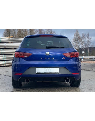 Seat Leon 5F – assale posteriore rigido Silenziatore uscita posteriore destra e sinistra (Cod. F-S
