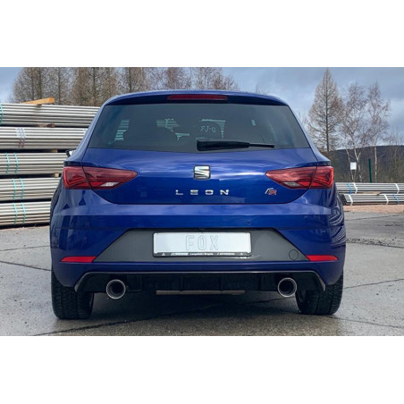 Seat Leon 5F – assale posteriore rigido Silenziatore uscita posteriore destra e sinistra (Cod. F-S