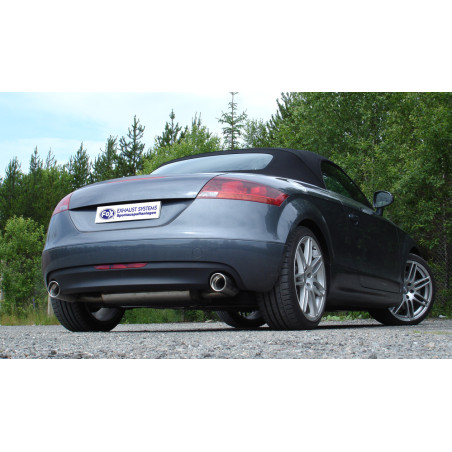 Audi TT 8J – Turbo Silenziatore posteriore destra e sinistra – 1x90 Tipo 17 (Cod. F-AU091015-151