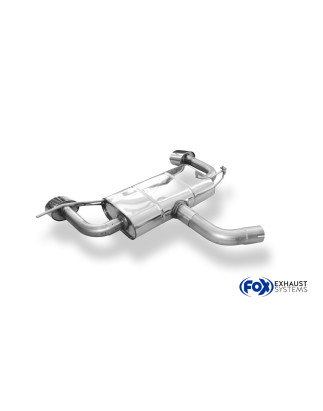 VW Scirocco III Silenziatore posteriore – 129x106 Tipo 32 (Cod. F-VW033055-349)