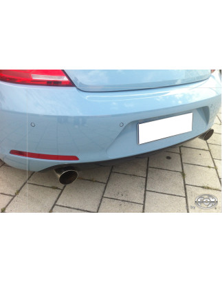 VW Beetle Tipo 16 Silenziatore posteriore con uscite destra e sinistra (duplex) – 1x100 tipo (Cod.
