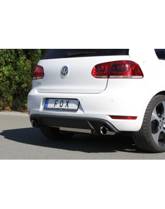 VW Golf 6 GTI + cabrio Silenziatore posteriore con uscite destra e sinistra (duplex) – 1x90 (Cod. 