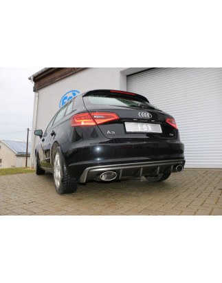 Audi A3 – 8V Sportback Silenziatore posteriore con uscite destra e sinistra (duplex) – 160x (Cod