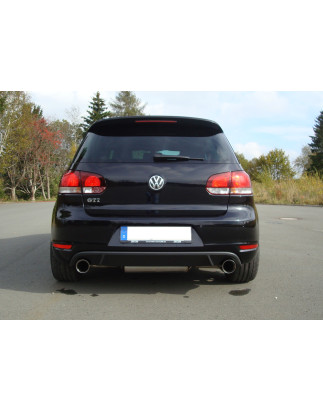 VW Golf 6 GTI + cabrio Silenziatore posteriore con uscite destra e sinistra (duplex) – 1x10 (Cod. 