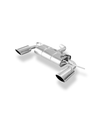 Seat Leon 1P Turbo Silenziatore posteriore con uscite destra e sinistra (duplex) – 129x106 (Cod. F