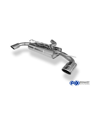 VW Scirocco – 13 – R bumper Silenziatore posteriore con uscite destra e sinistra - (Cod. F-VW033