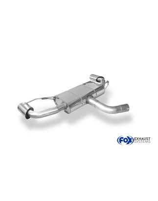 VW Scirocco – 13 – R bumper Silenziatore posteriore con uscite destra e sinistra - (Cod. F-VW033