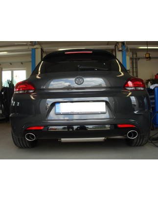 VW Scirocco R – 13 Silenziatore posteriore con uscite destra e sinistra (duplex) – 115x85 t (Cod