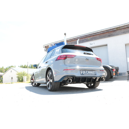 VW Golf VIII GTE Silenziatore posteriore destra e sinistra – 1x100 Tipo 25 (Cod. F-VW057005-293)