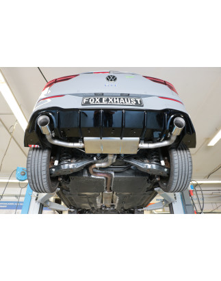 VW Golf VIII GTE Silenziatore posteriore destra e sinistra – 1x100 Tipo 25 (Cod. F-VW057005-293)