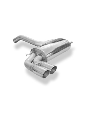 Audi Urquattro Silenziatore posteriore Ø76mm – 2x76 Tipo 14 (Cod. F-AU010058-088)