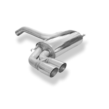 Audi Urquattro Silenziatore posteriore Ø76mm – 2x76 Tipo 14 (Cod. F-AU010058-088)