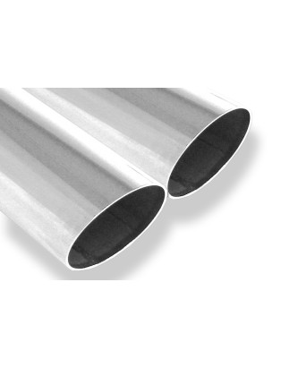 Audi Urquattro Silenziatore posteriore Ø76mm – 2x76 Tipo 14 (Cod. F-AU010058-088)