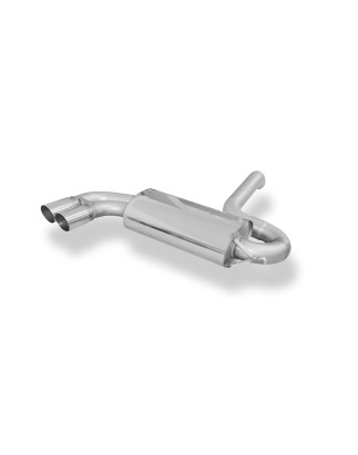 Audi Urquattro Silenziatore posteriore Ø76mm – 2x76 Tipo 14 (Cod. F-AU010058-088)