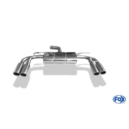Audi A3 – 8V berlina "con S-Line oder S3 paraurti" silenziatore posteriore (Cod. F-AU052075-130S)