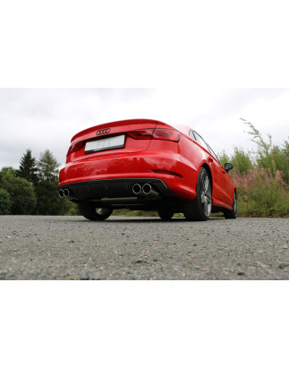 Audi A3 – 8V berlina "con S-Line oder S3 paraurti" silenziatore posteriore (Cod. F-AU052075-130S)