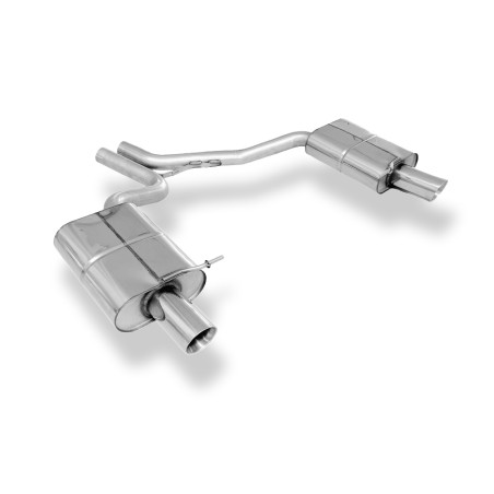 Audi A4 Tipo B7 Silenziatore posteriore destra e sinistra – 1x90 Tipo 25 con uscite destra e sinis
