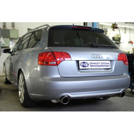 Audi A4 Tipo B7 quattro Silenziatore posteriore destra e sinistra Ø63,5mm – 1 (Cod. F-AU061093-13