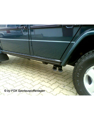Mercedes G-Klasse – 463 (senza Trittbrett) Silenziatore posteriore exi (Cod. F-MB050002-088)