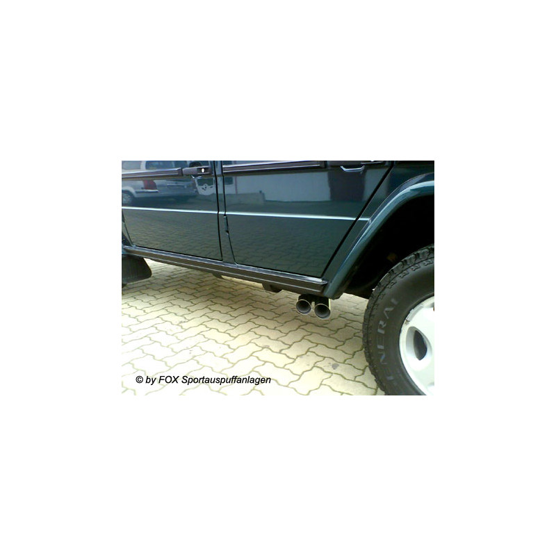 Mercedes G-Klasse – 463 (senza Trittbrett) Silenziatore posteriore exi (Cod. F-MB050002-088)
