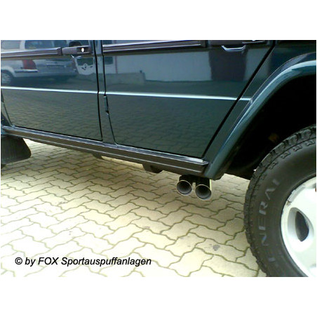 Mercedes G-Klasse – 463 (senza Trittbrett) Silenziatore posteriore exi (Cod. F-MB050002-088)