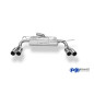VW Touran Cross GTD Silenziatore posteriore con uscite destra e sinistra (duplex)x76 ty (Cod. F-VW15