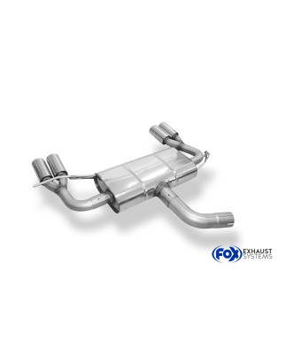 VW Touran Cross GTD Silenziatore posteriore con uscite destra e sinistra (duplex)x76 ty (Cod. F-VW15