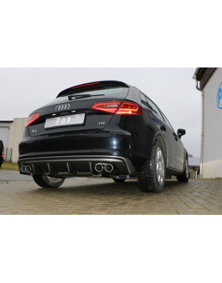 Audi A3 – 8V Sportback Silenziatore posteriore con uscite destra e sinistra (duplex)x88 (Cod. F-AU